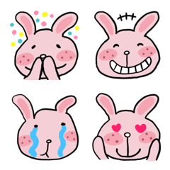 The feelings of the merry pink rabbit.