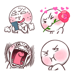 อิโมจิไลน์ Baby Salted Egg Emoji so cute 9.
