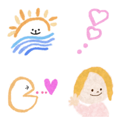 อิโมจิไลน์ Colorful and gentle emoji