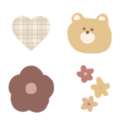 Cute flowers and animals