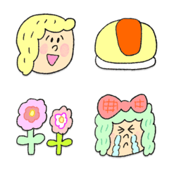 pastel colour mufufu emoji