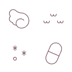 simple brown emoji(2)