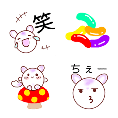 Chibi Chinchilla Emoji (a little retro)