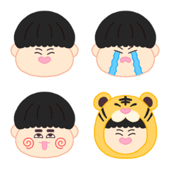 a boy with mochi mochi cheeks (emoji)