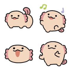 Moving Axolotl Emoji