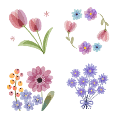 Fleur et Fleur Flower Emoji II