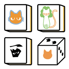 Mahjong Tiles of Cats