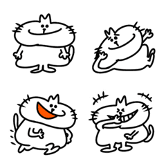 White Puni Cat Emoji