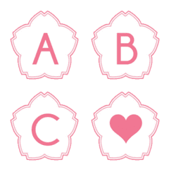 sakura frame simple emoji
