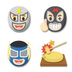 plump pro wrestling maskman emoji 2