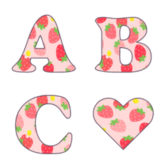 strawberry decoration deco emoji