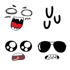 Emoji Wajah Sederhana: cepat & mudah