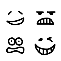 Simple face emoji used in daily life3