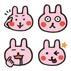 Cute Rabbit Emoji ver.1