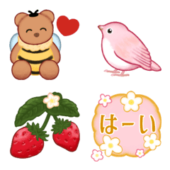 Teddy Bear 5 - Animated Emoji - JP