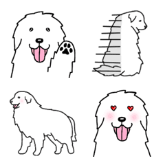 Dog Emoji Great Pyrenees