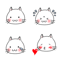 Pictograph of the white cat