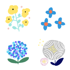 Flower animation emoji poca