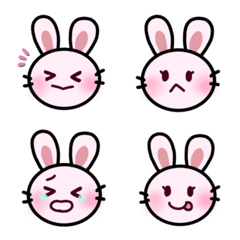 Rabbits emoji(face)