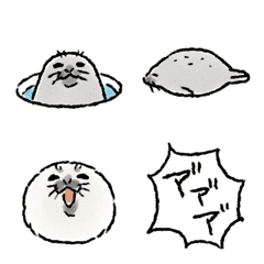 Plump seals emoji