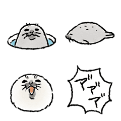 Plump seals emoji