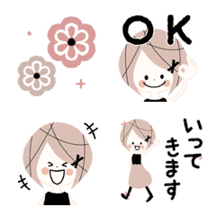 It works! Oshakawa Girl Greetings Emoji