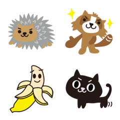 Cawaii animals_All-purpose simple Emoji.