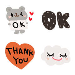 (Various emoji 323adult cute simple)