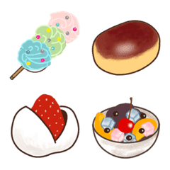 和菓子の絵文字2　和sweets