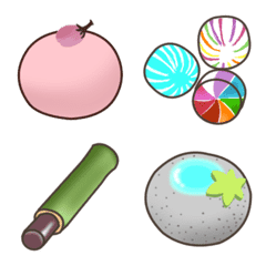 Moving Japanese sweets emoji2