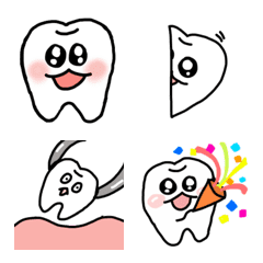 Emoji of tooth