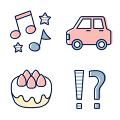 Fashionable and simple emoji 9