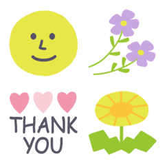 Spring color simple emoji (Resale)