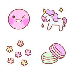 Simple and cute emoticons