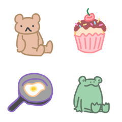 Emoji of cute animals & daily things