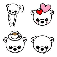 Polar Bear Emoji Ursus Maritimus