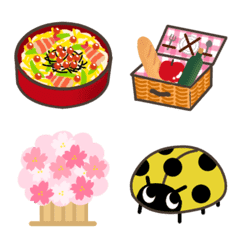 Spring event emojis