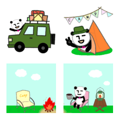 Expressionless panda RK Emoji-CAMP-
