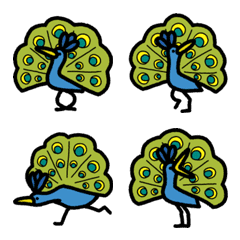 Peacock emoji