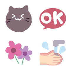ChocolateCat and handwritten emoji