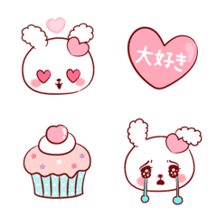 Beloved Usa-chan's emoji love a lot
