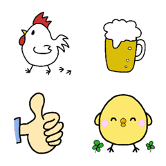 Everyday Simple&Chick&Hand drawn Emoji