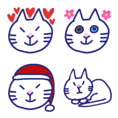 Shironeko everyday emoji