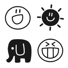 Emoji simples solto