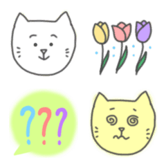 cat simple emoji .