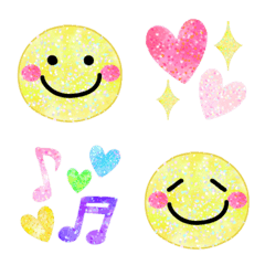 Glittering Colorful Emoji