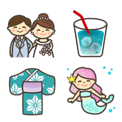 Moving summer event emoji
