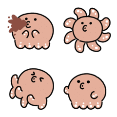 Moving octopus emoji