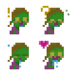 Pixel Zombie GIRL Zoey