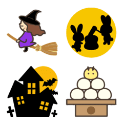 Moving autumn event emoji